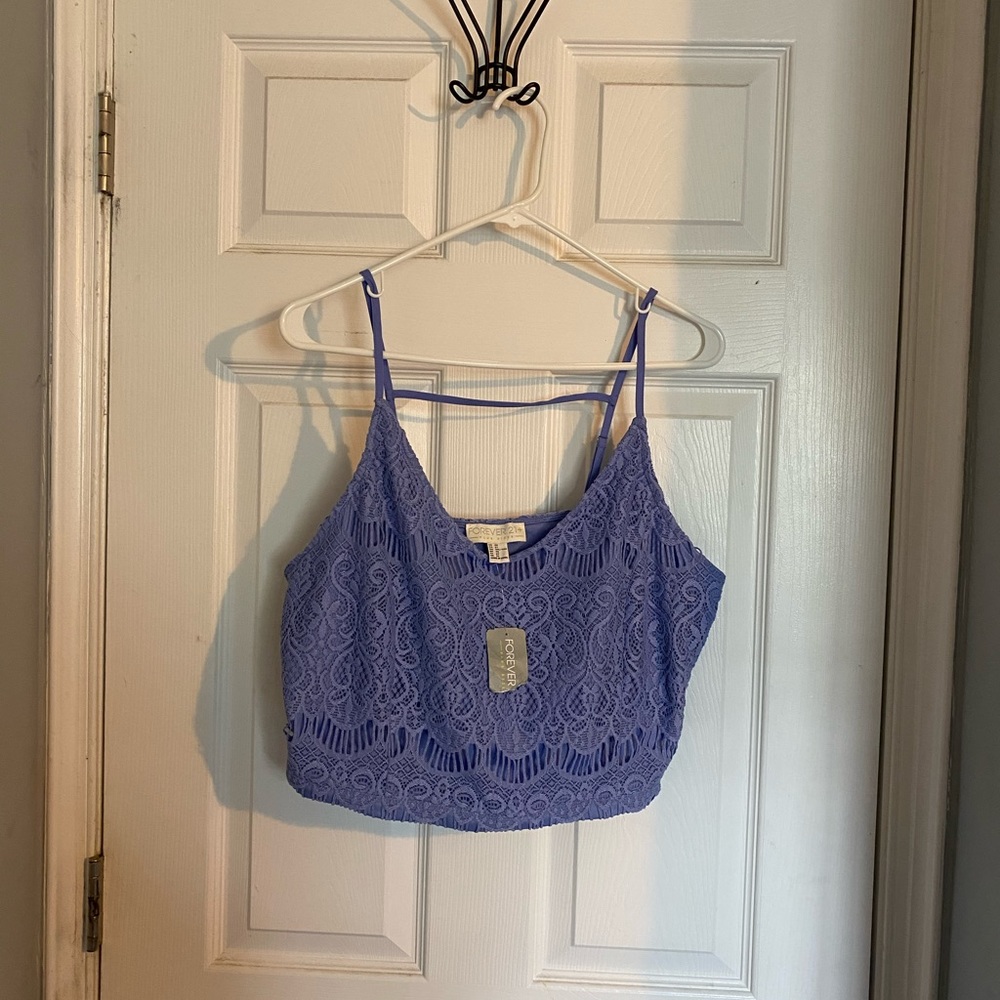Forever21 plus crop tank